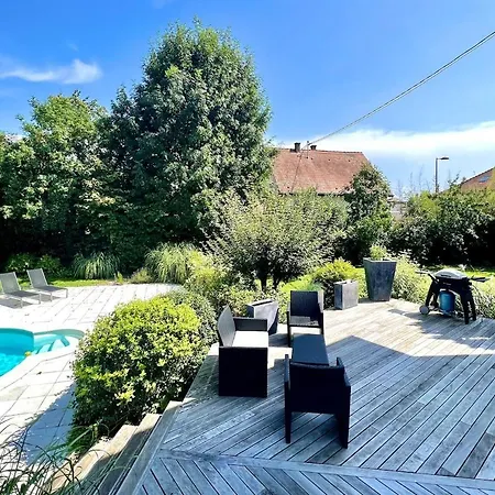 Villa Piscine Privee 8-10 Pers Strasbourg 10 Min *